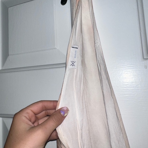 GENTLE FAWN TYE DYE PINK AND WHITE BEAUTIFUL ROMPER - Picture 5 of 5